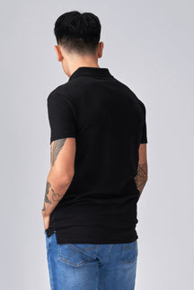 Muscle Polo tričko - čierna