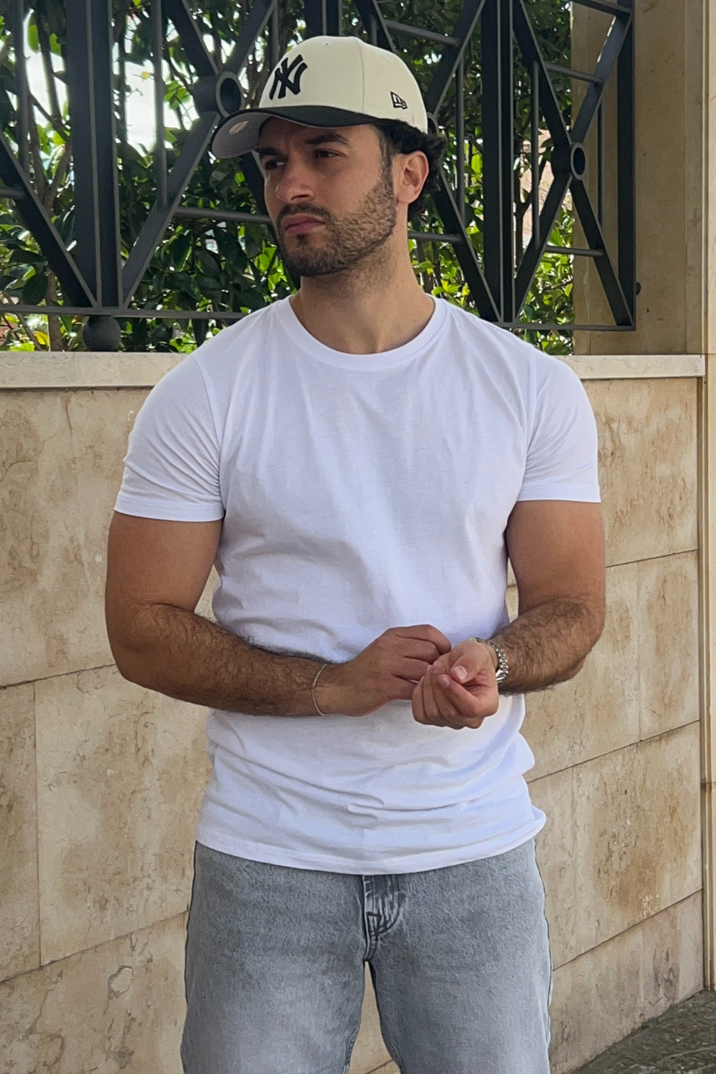 Majica mišića - bijela