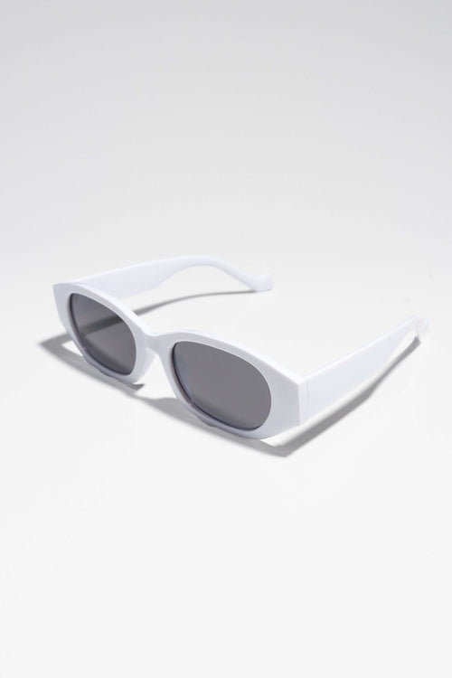 Nicola Sunglasses - White/Black - TeeShoppen Group™ - Accessories - TeeShoppen