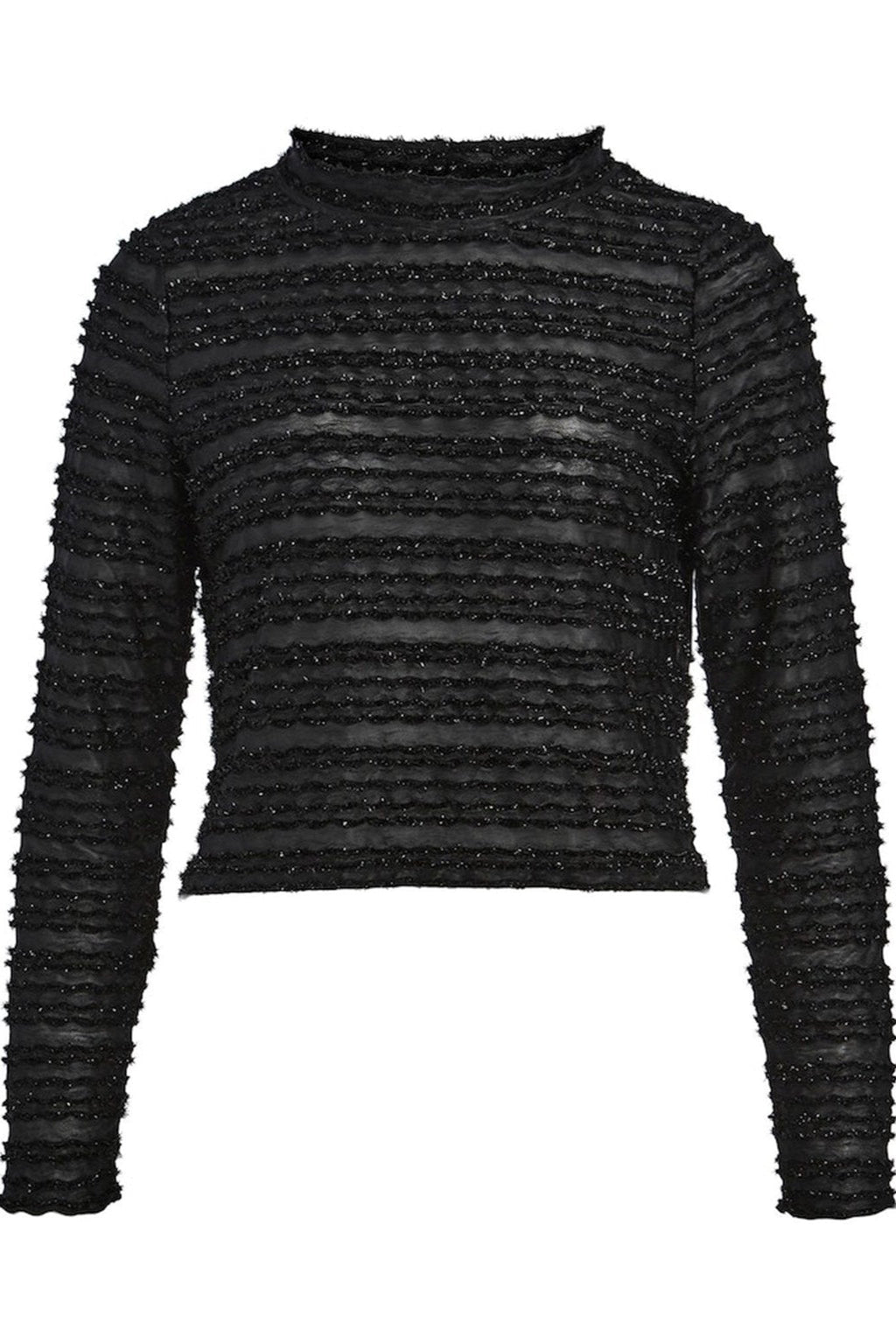 Runa Langærmet Bluse - Sort