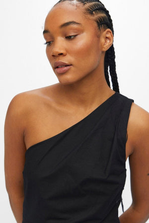 Olga Kort Kjole - Sort