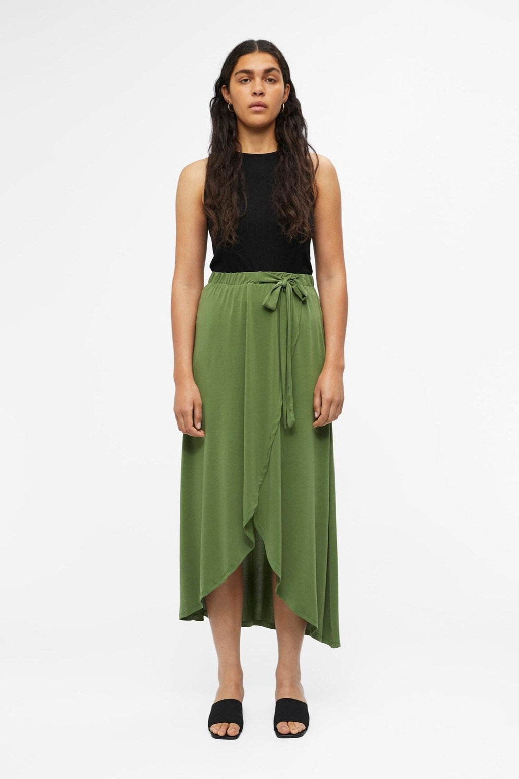 Jannie Maxi Skirt - Vineyard Green