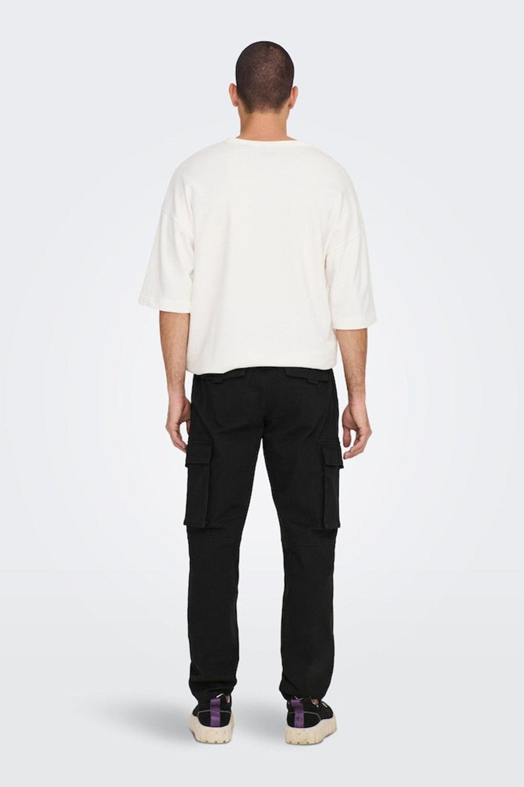 Sljedeće teretne hlače - crne