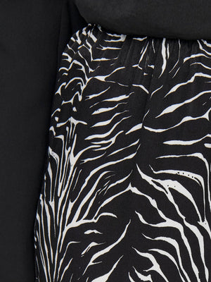 Mille Bukser - Sort M. HVide Striber