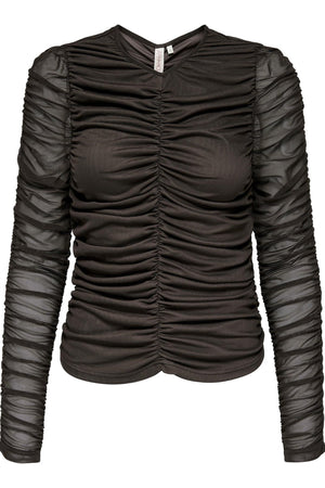 Liv Langærmet Bluse - Sort