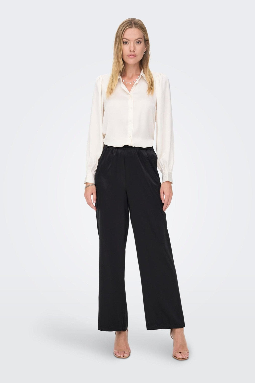 Victoria Satin Bukser - Sórtáil