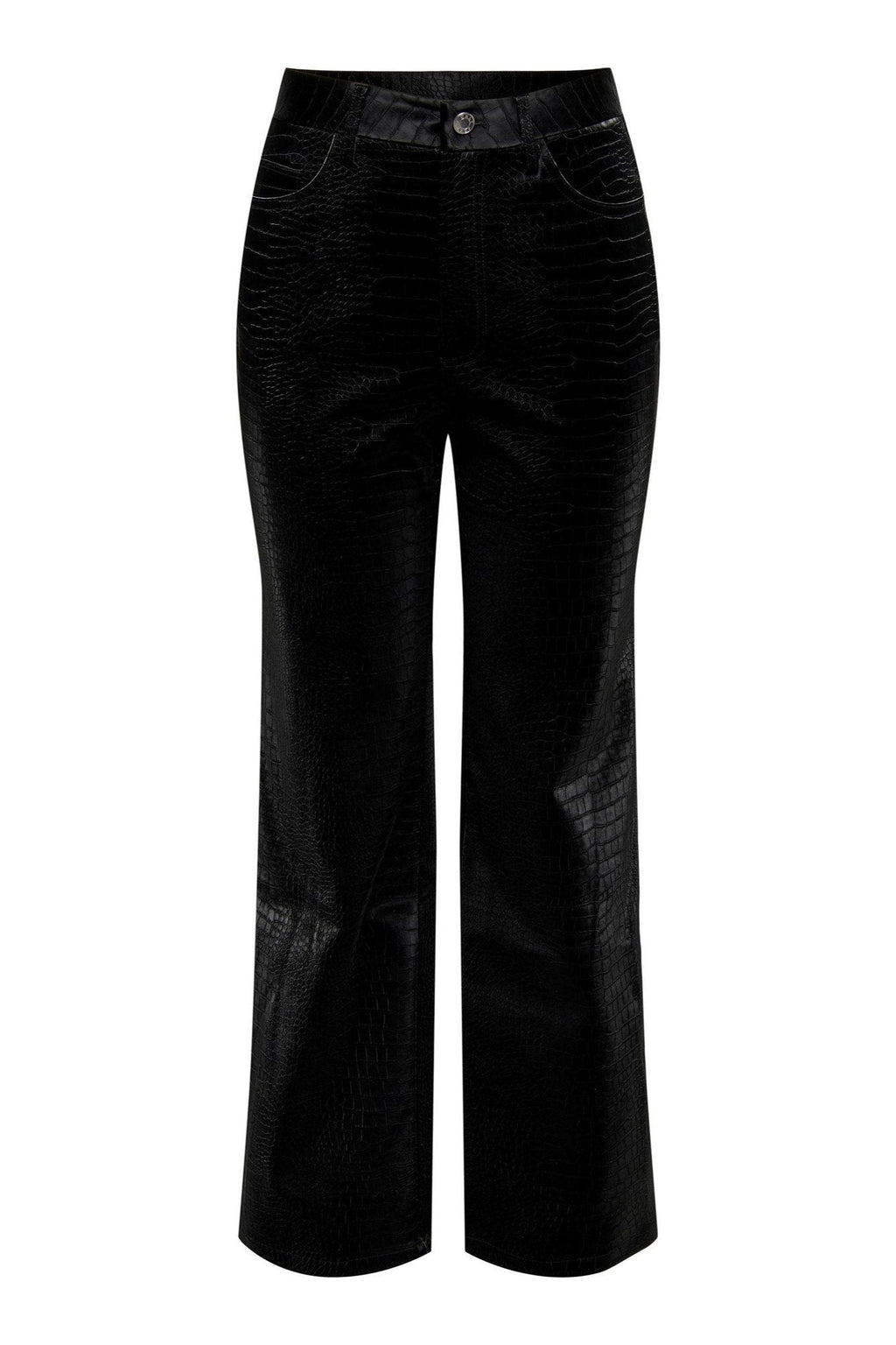 Alma croco Pants - dubh