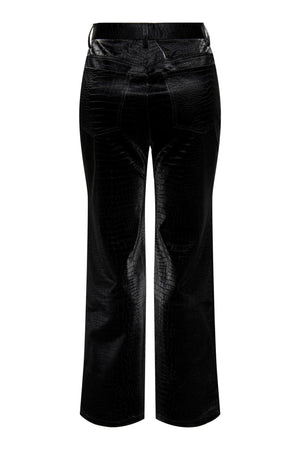 Alma croco Pants - dubh
