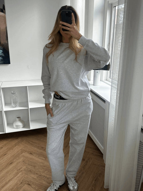 Original Sweatsuit (Light Grey) - Package Deal (Women) - TeeShoppen Group™ - Sweatsuit - TeeShoppen