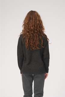 Nadmerné pletené polo -neck