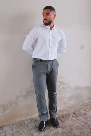 Performance Pants Wide - Melange Grey