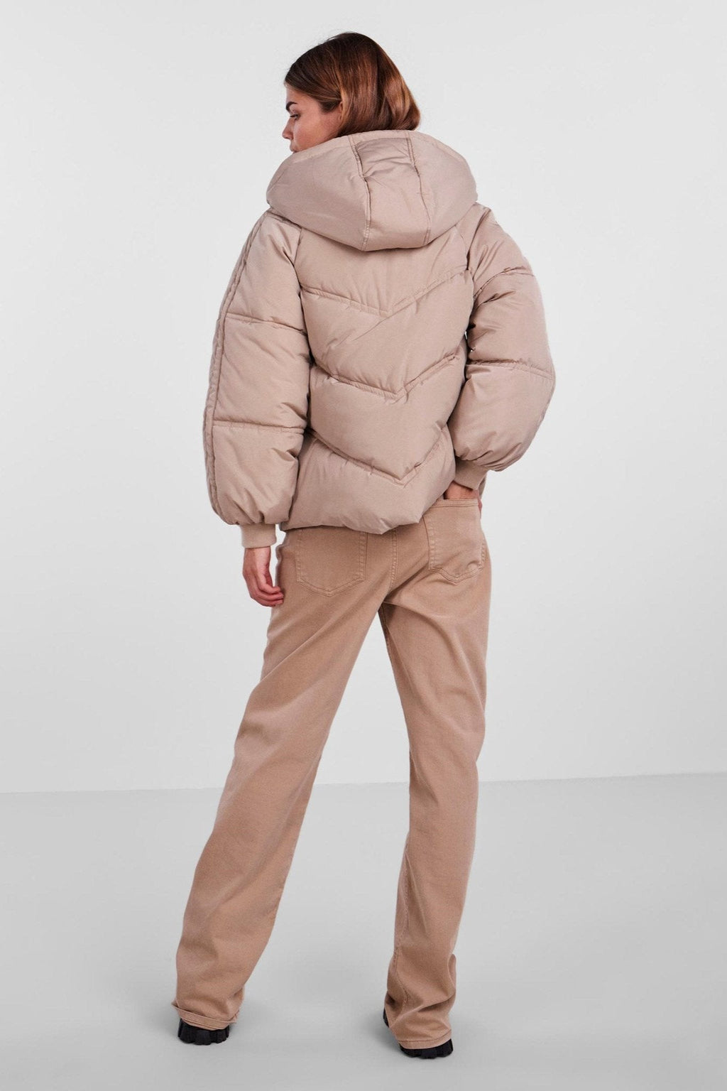 Neli City Puffer Jacket - Silver Mink