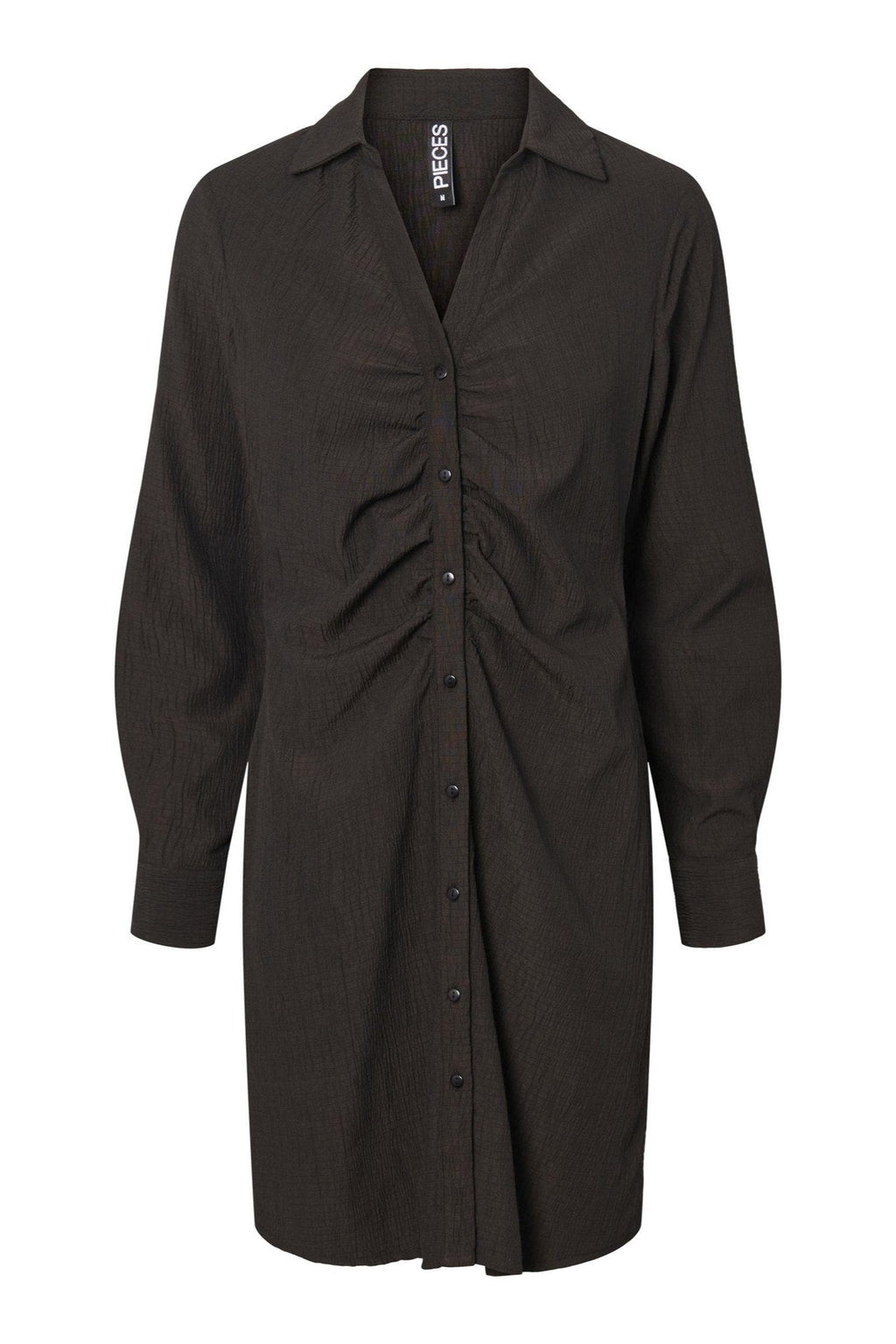 Anne Langærmet Kjole - Sort