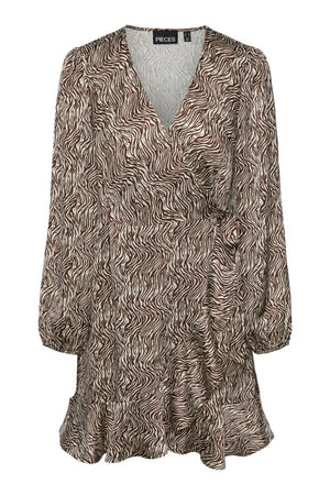 Juliet Wrap Kjole - Chicory Coffee