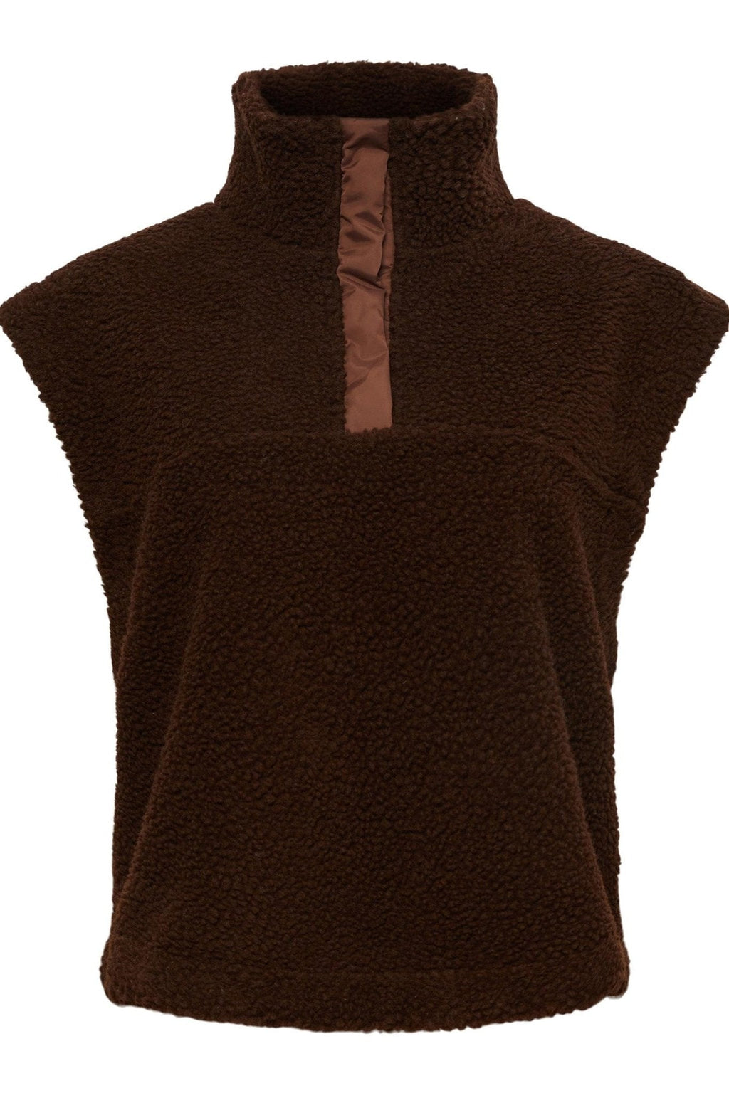 Daisy Vest - Chicory Coffee