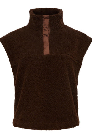 Daisy Vest - Chicory Coffee