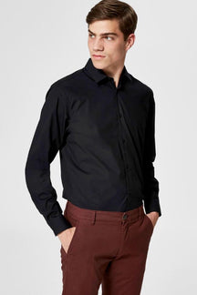 Preston shirt - Slim fit - Black