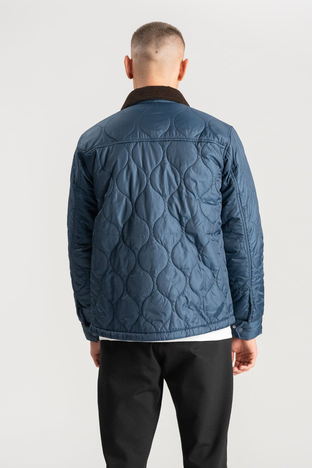 Quilted Jacket - Navy