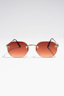 Rio Sunglasses - Gold/Brown