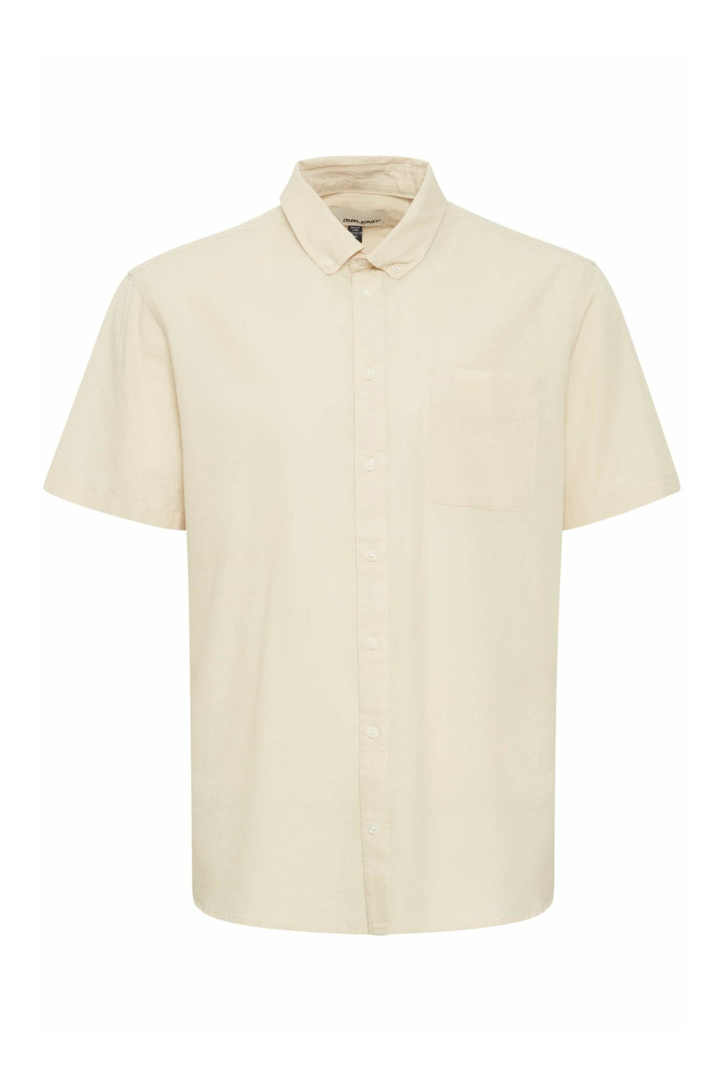 Short-sleeved Linen Shirt - Oyster Gray