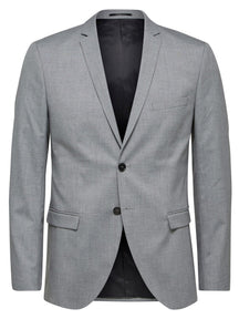 Slim Fit Blazer - svijetlo siva