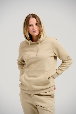 Basic Hoodie Sweat - beige dorcha