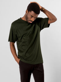 Oversized T-shirt - Dark Green