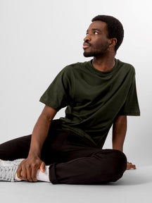 Oversized T-shirt - Dark Green