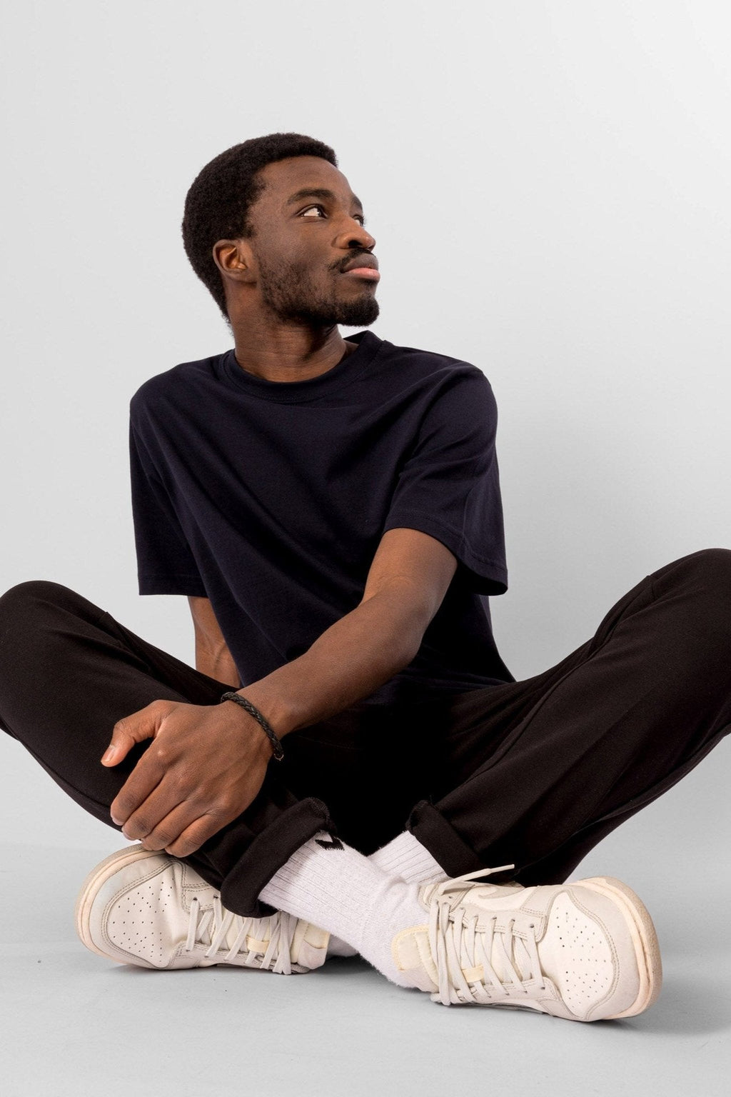 Oversized Majica - tamna mornarica