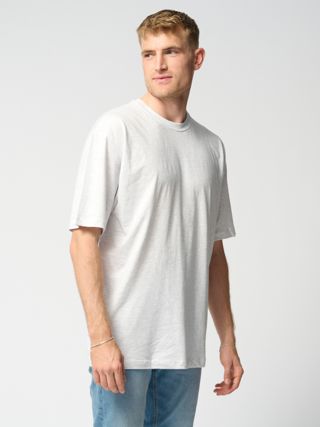 Oversized T-shirt - Light Grey