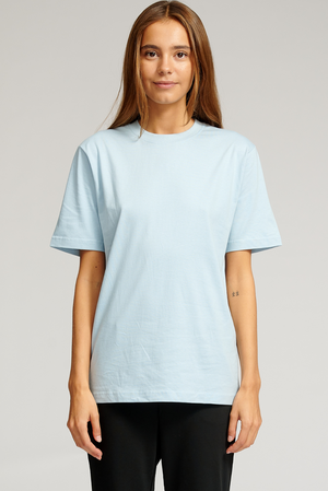 Oversized t-shirt - Light Blue (Women)