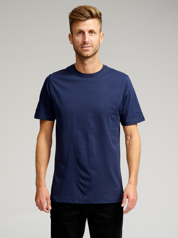 Orgánach Basic T -léine - Navy