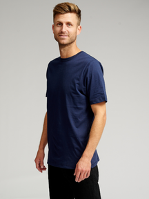 Orgánach Basic T -léine - Navy