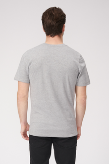 Basic Vneck t-shirt - Oxford Gray