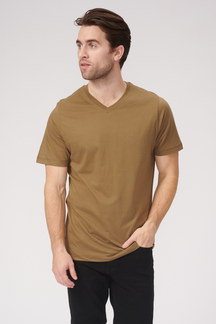 Basic Vneck t-shirt - Olive