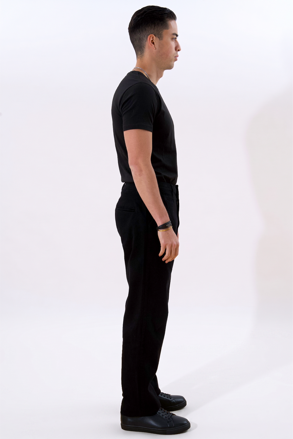 Straight Cotton Chino - Black
