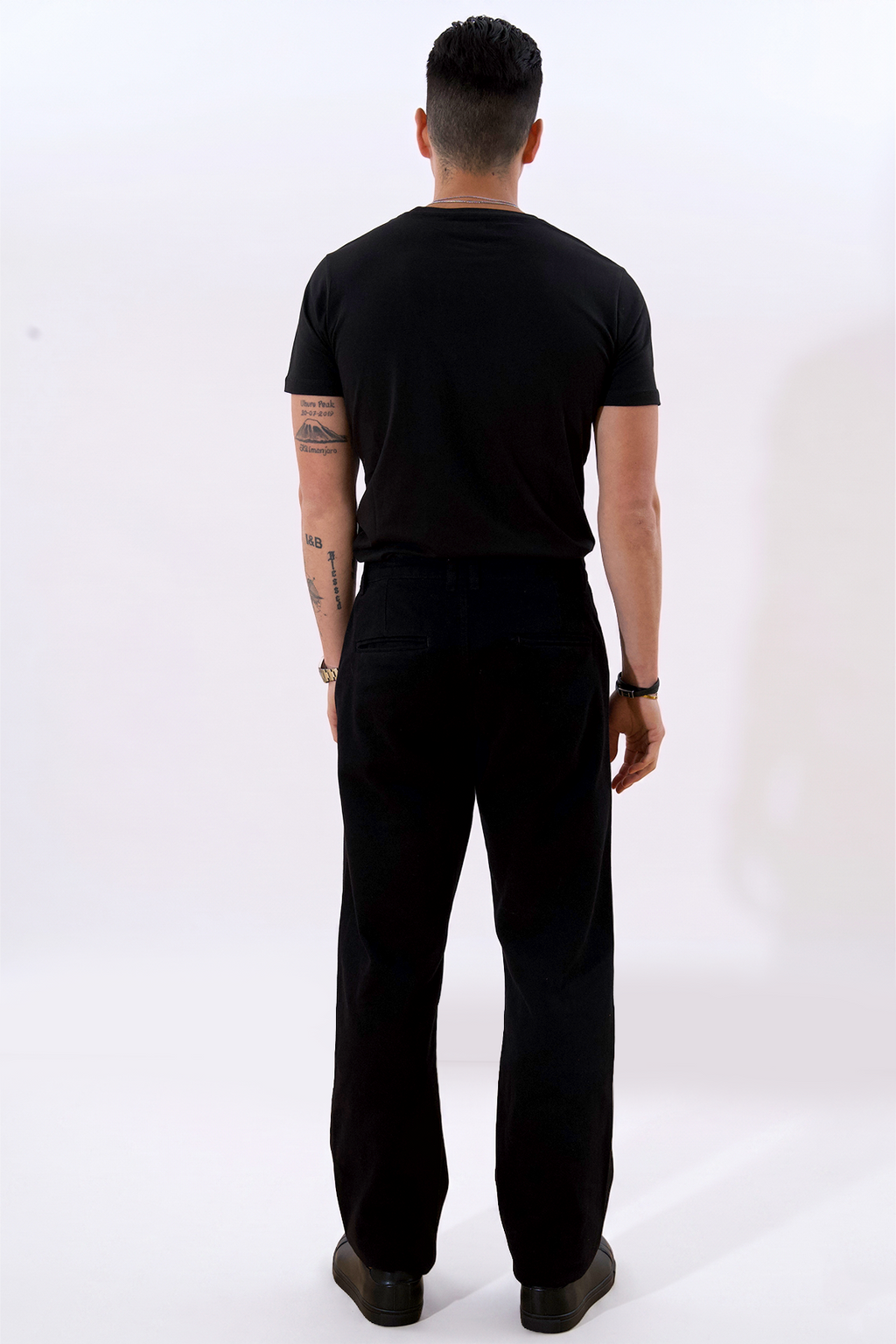 Straight Cotton Chino - Black