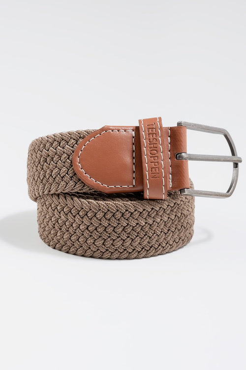 Stretch Belt - Dark Khaki - TeeShoppen Group™