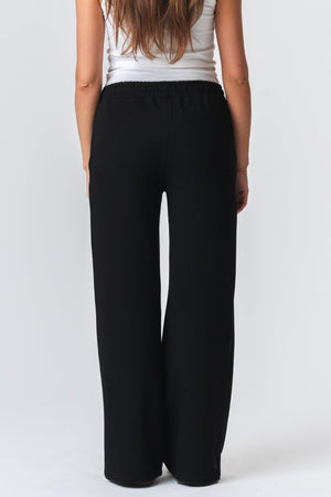 Sweatpants Wide - Black