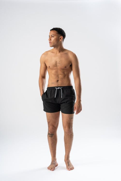 Swimshorts - Black - TeeShoppen Group™ - Shorts - TeeShoppen