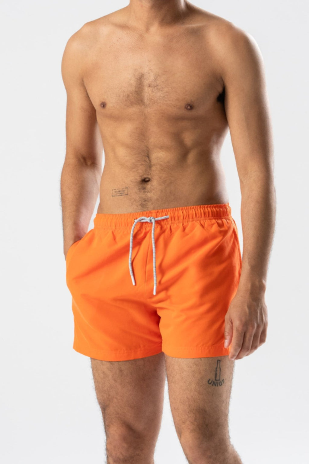 Plavecké šortky - oranžové