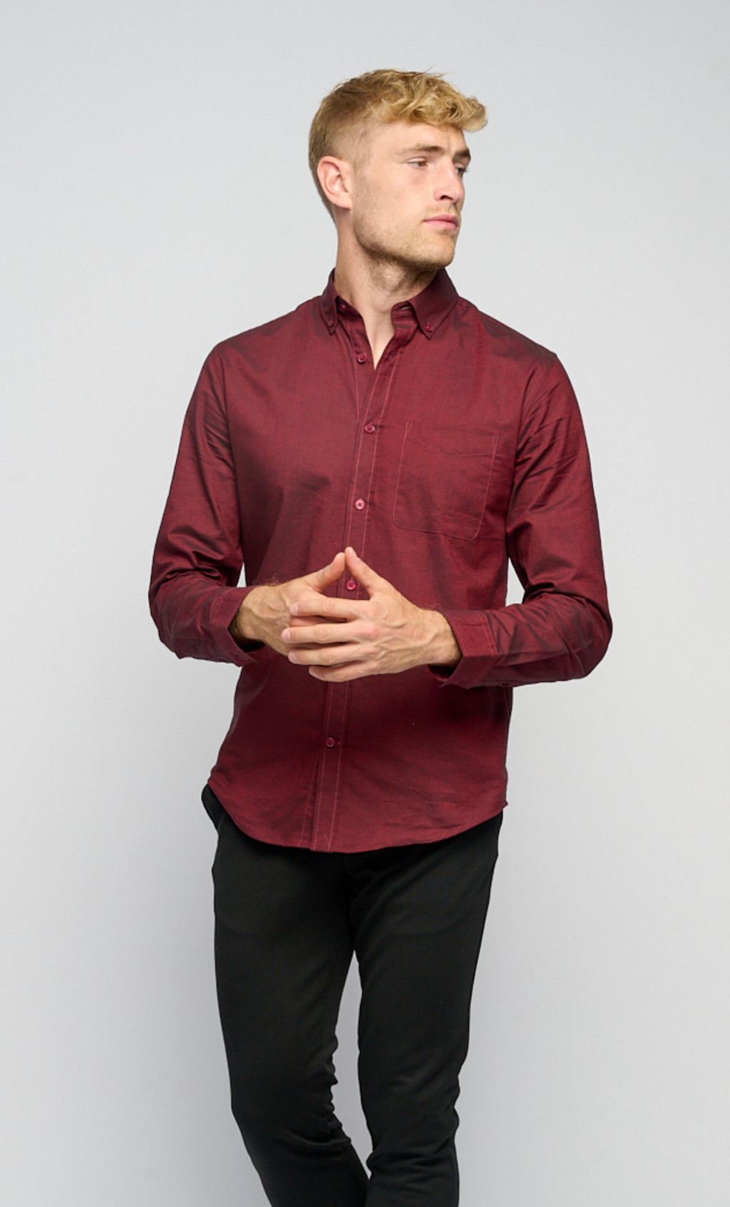 The Original Performance Oxford Shirt ™ IL - Bordeaux