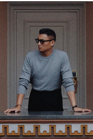 Pullover Cable Knit - Gray Melange