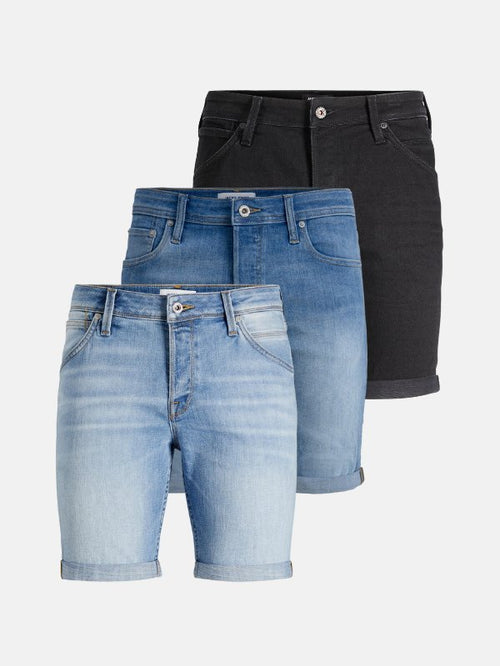 The Original Performance Denim Shorts – Package Deal (3 pcs.) - TeeShoppen Group™ - Shorts - TeeShoppen