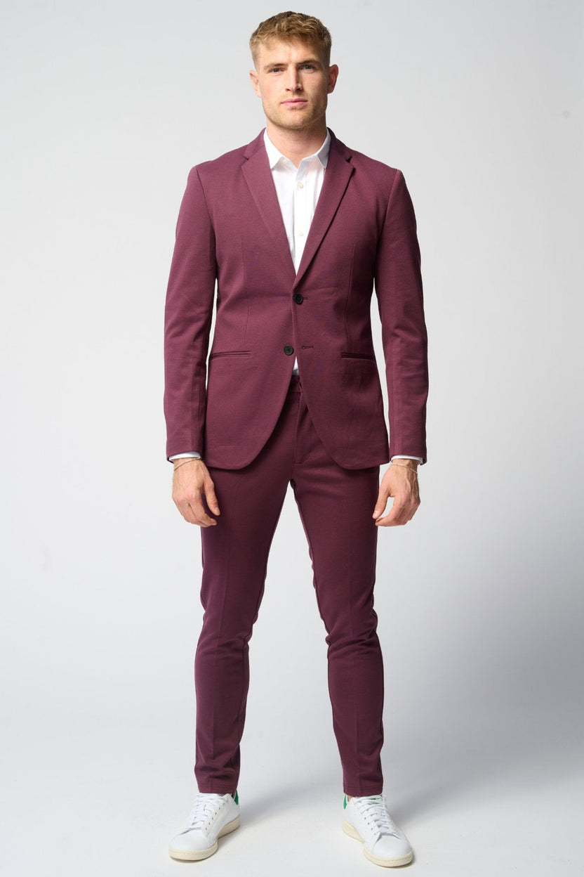 The Original Performance Suit™️ (Burgundy) - Package Deal - TeeShoppen Group™ - Suit - TeeShoppen