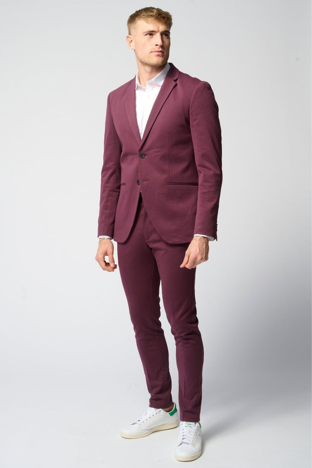 The Original Performance Suit™️ (Burgundy) + Tie - Package Deal