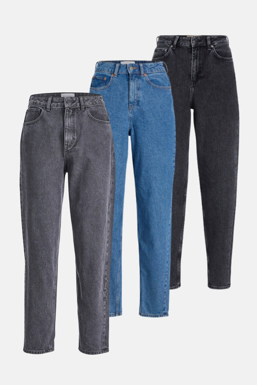 The Originale Performance Mom Jeans - Package Deal (3 pcs.) - TeeShoppen Group™ - Jeans - TeeShoppen