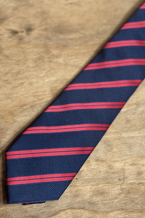 Tie - Navy/Red