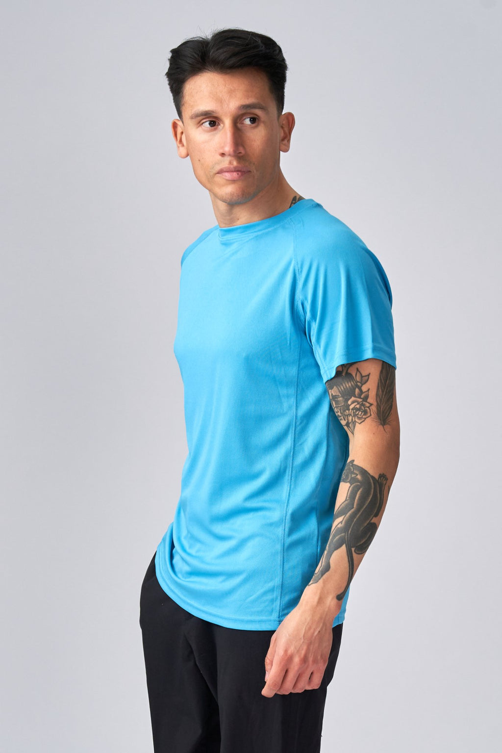 Majica za trening - tirkizno plava