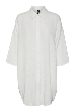 Natali Oversized Shirt - Snow White